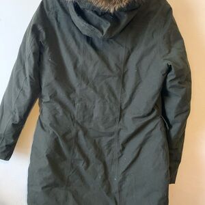 The north face artic Parker dark green